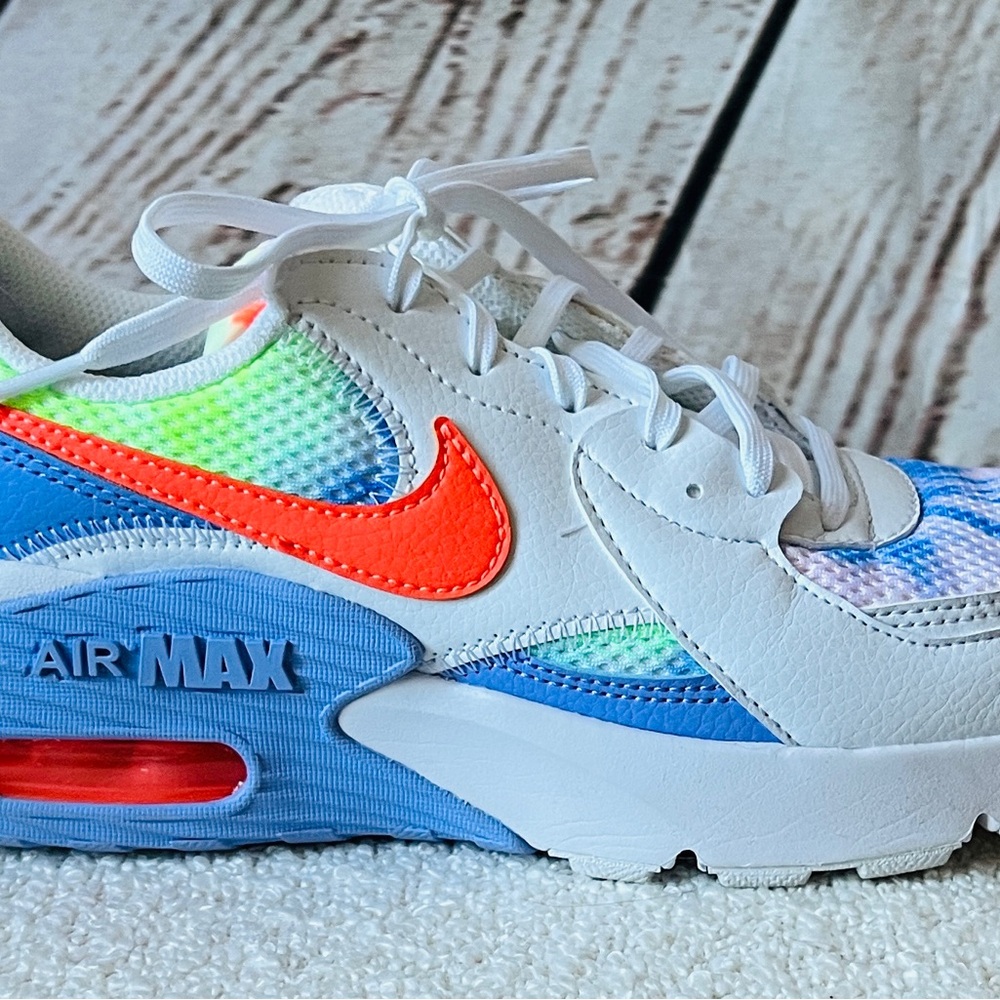 Nike Women’s Air Max White Excee Mango Blue Multicolor Sneakers